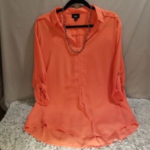 💝5 for $30💝Flowy Salmon dress top